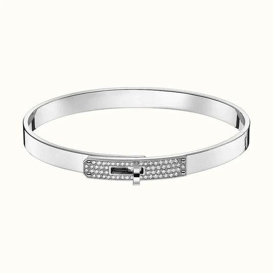 [：Polaidi Jewelry]KELLY SILVER DIAMOND BRACELET