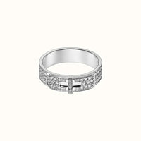 [Perlaura Jewelry ]KELLY SILVER DIAMOND RING