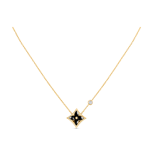 [Polaidi Jewelry]STAR BLACK MOP NECKLACE