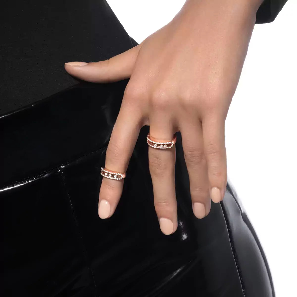 [Polaidi Jewelry] Baby Move Gold Diamond Pave_ Ring