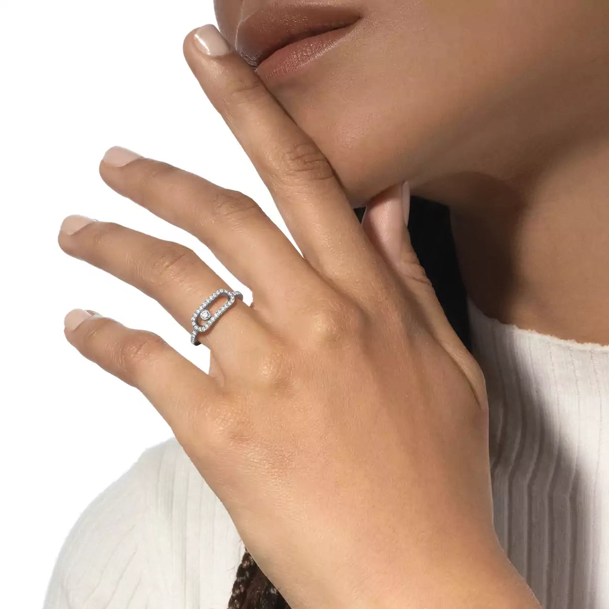 [Polaidi Jewelry]Move Uno Diamond Ring in Gold