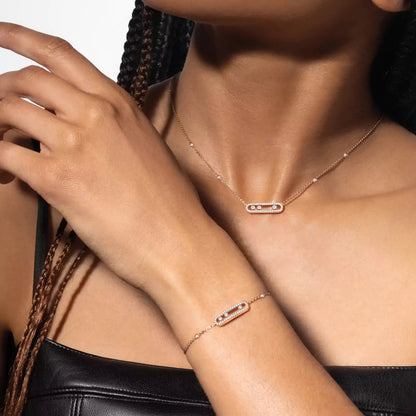 [Polaidi Jewelry]Pavé Baby Move Diamond Bracelet
