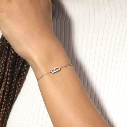 [Polaidi Jewelry]Move Uno Diamond Bracelet