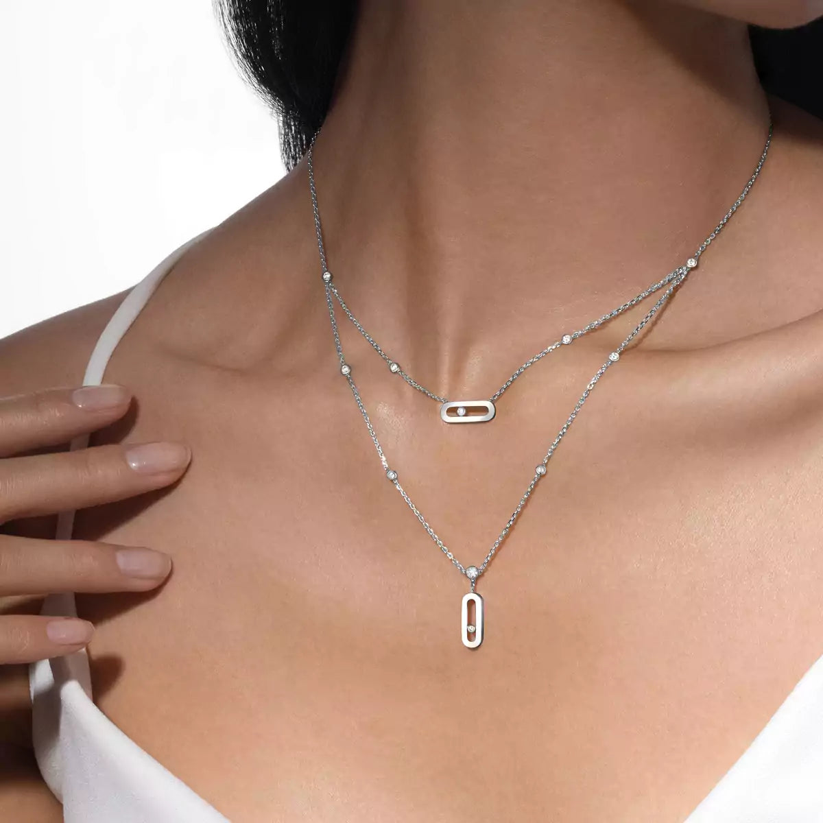 [Polaidi Jewelry] Move Uno Diamond Necklace
