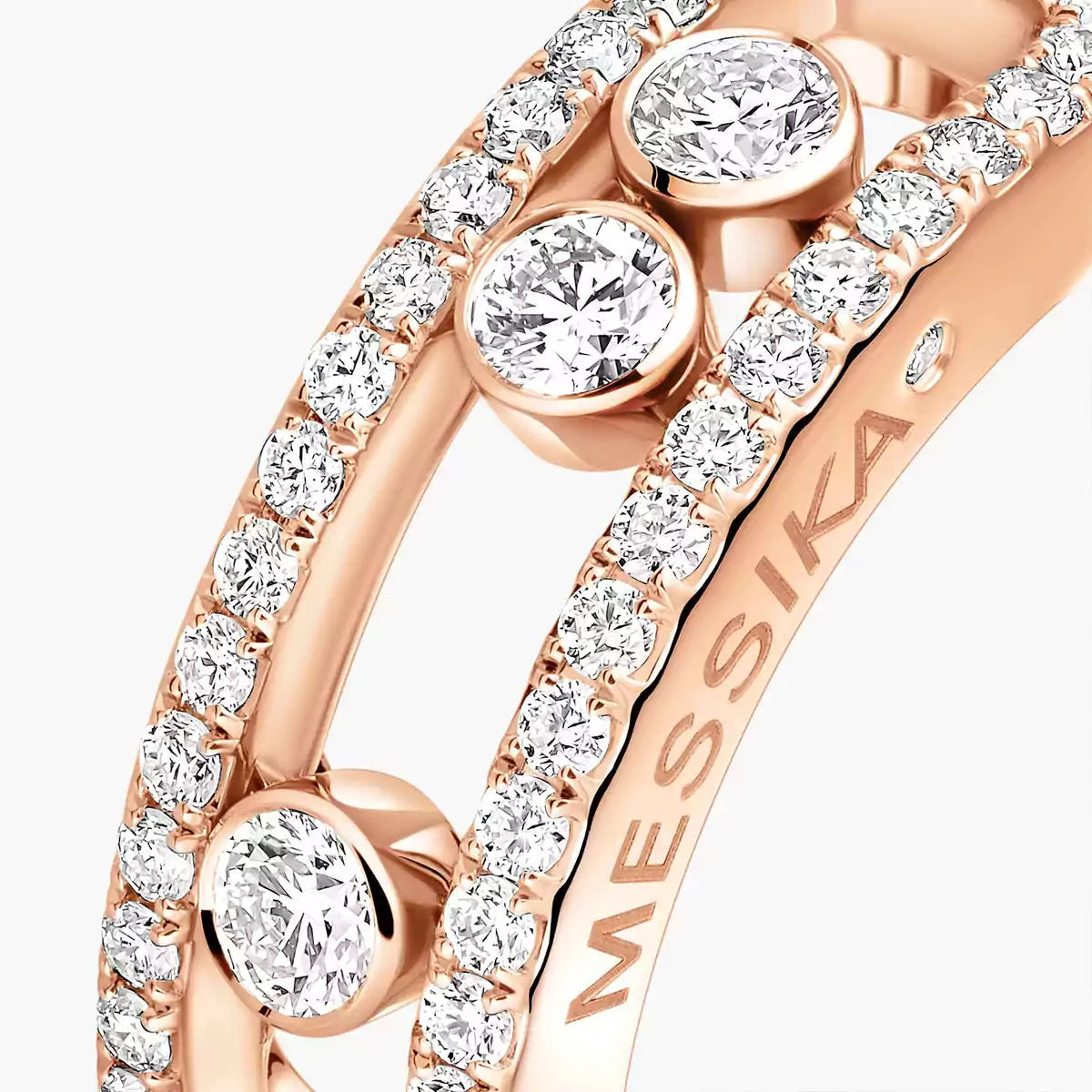 [Polaidi Jewelry] Move Gold Diamond Pave_ Ring