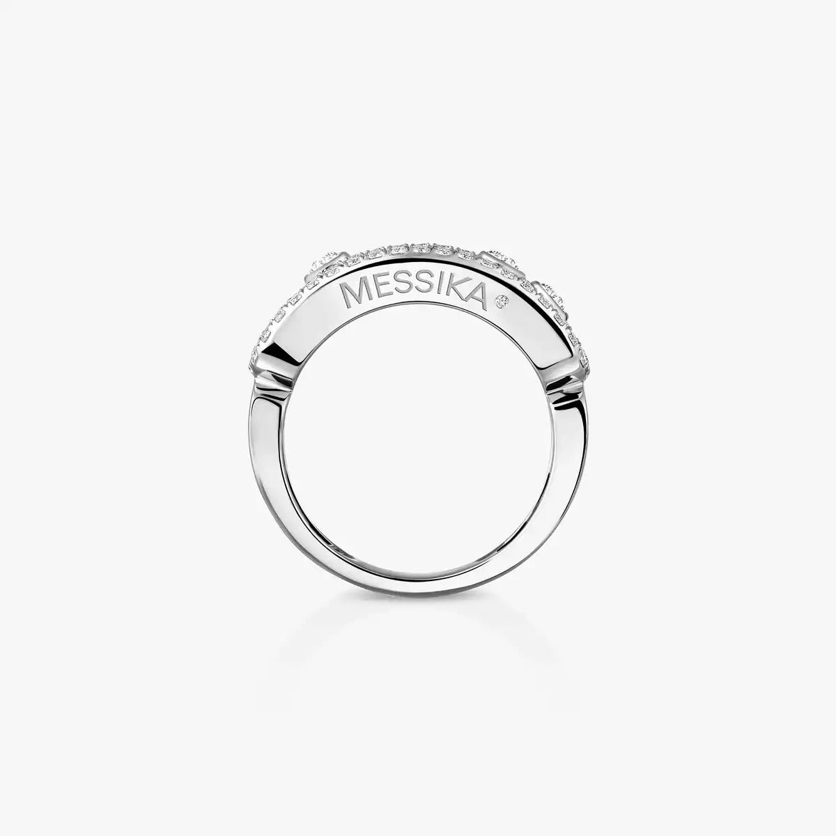 [Polaidi Jewelry] Move Gold Diamond Pave_ Ring