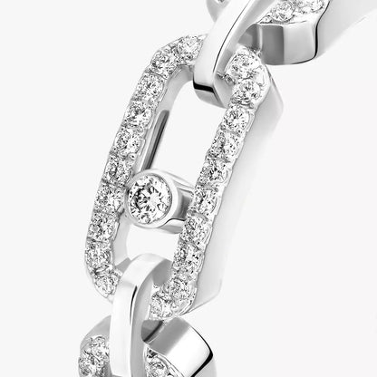 [Polaidi Jewelry]Move Link Pave_-Set Diamond Ring in Gold