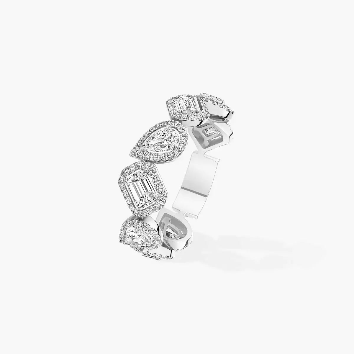 [Polaidi Jewelry]Diamond Wedding Ring My Twin