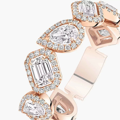 [Polaidi Jewelry] Diamond Wedding Ring My Twin