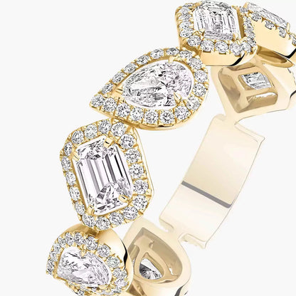 [Polaidi Jewelry] Diamond Wedding Ring My Twin