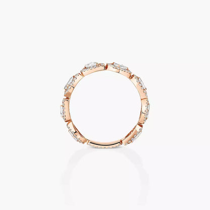 [Polaidi Jewelry]Diamond Wedding Ring My Twin