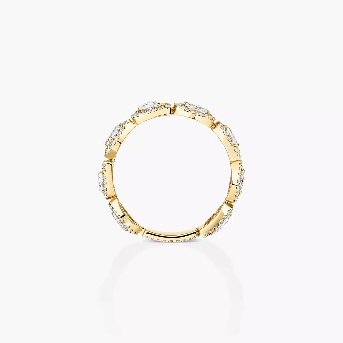 [Polaidi Jewelry]Diamond Wedding Ring My Twin