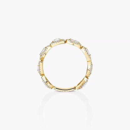 [Polaidi Jewelry]Diamond Wedding Ring My Twin