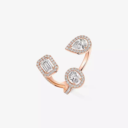 [Polaidi Jewelry]  Diamond Ring 0,25ct My Twin Trilogy