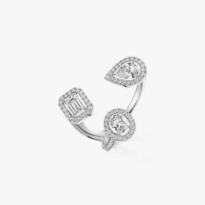 [[Polaidi Jewelry] Diamond Ring 0,25ct My Twin Trilogy