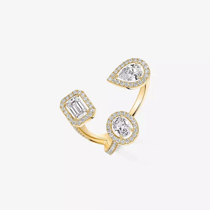 [[Polaidi Jewelry] Diamond Ring 0,25ct My Twin Trilogy