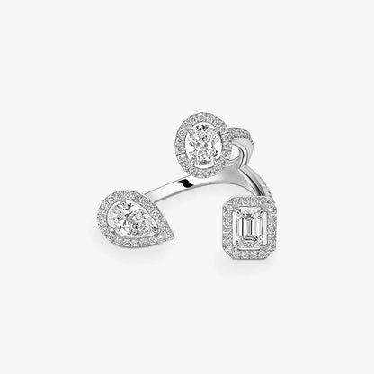 [[Polaidi Jewelry] Diamond Ring 0,25ct My Twin Trilogy
