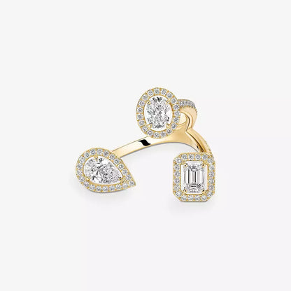 [[Polaidi Jewelry] Diamond Ring 0,25ct My Twin Trilogy
