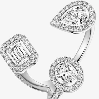[[Polaidi Jewelry] Diamond Ring 0,25ct My Twin Trilogy