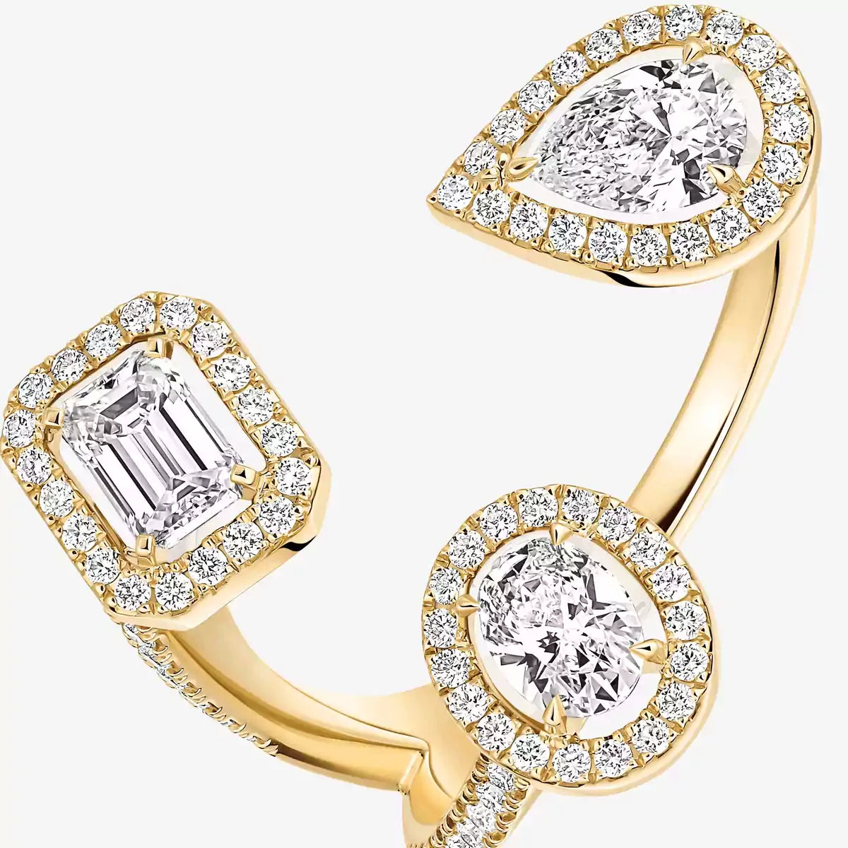 [Polaidi Jewelry]  Diamond Ring 0,25ct My Twin Trilogy