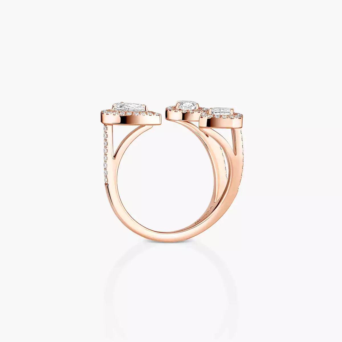 [Polaidi Jewelry]  Diamond Ring 0,25ct My Twin Trilogy
