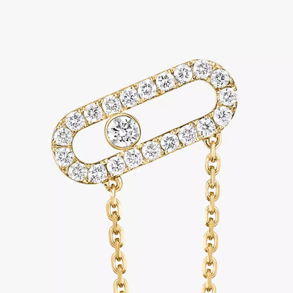 [Polaidi Jewelry]Move Uno Diamond Earrings