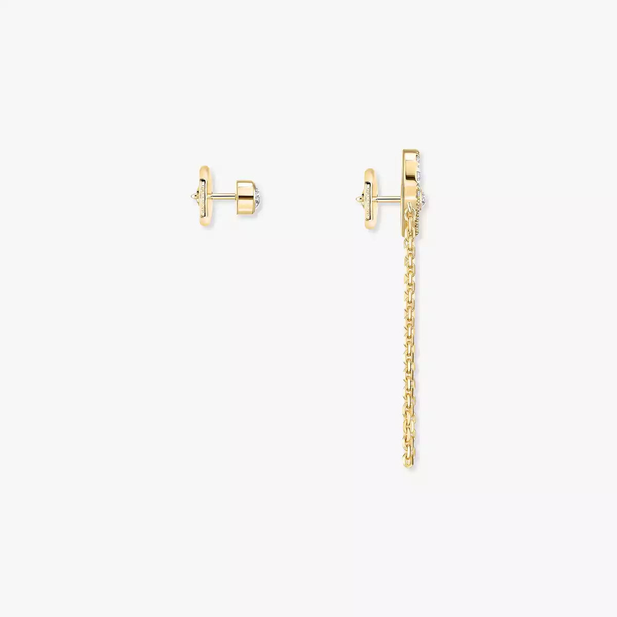[Polaidi Jewelry]Move Uno Diamond Earrings