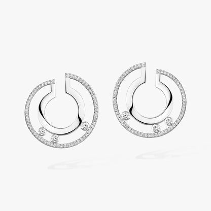 [Polaidi Jewelry] Move Romane Small Diamond Hoop Earrings