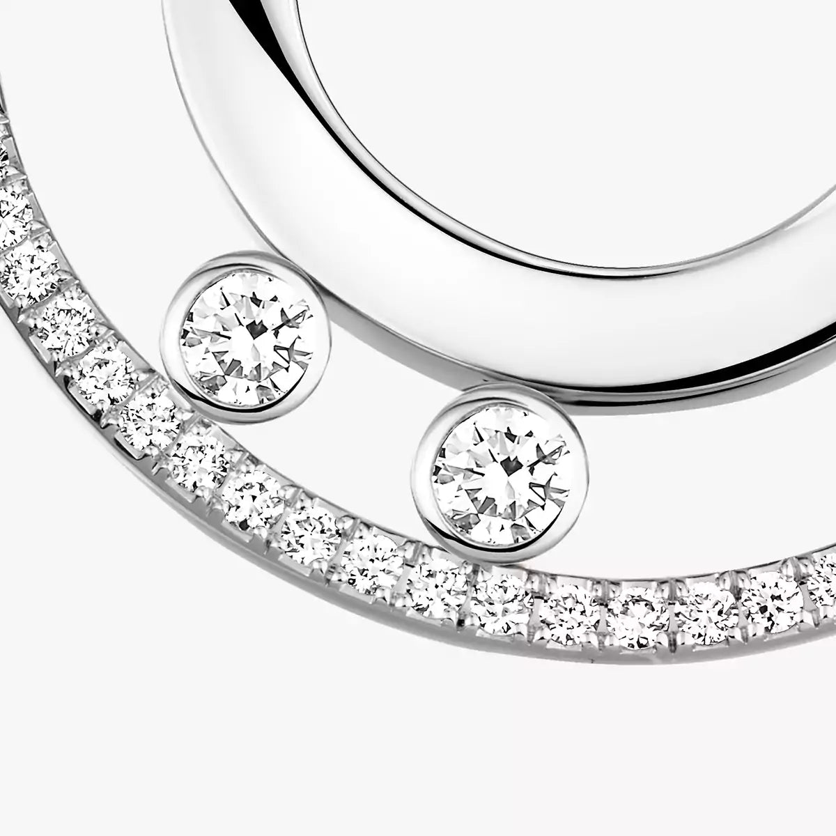 [Polaidi Jewelry] Move Romane Small Diamond Hoop Earrings