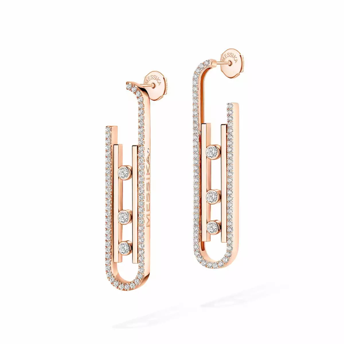 [Polaidi Jewelry]Diamond Pendant Earrings Move 10Th