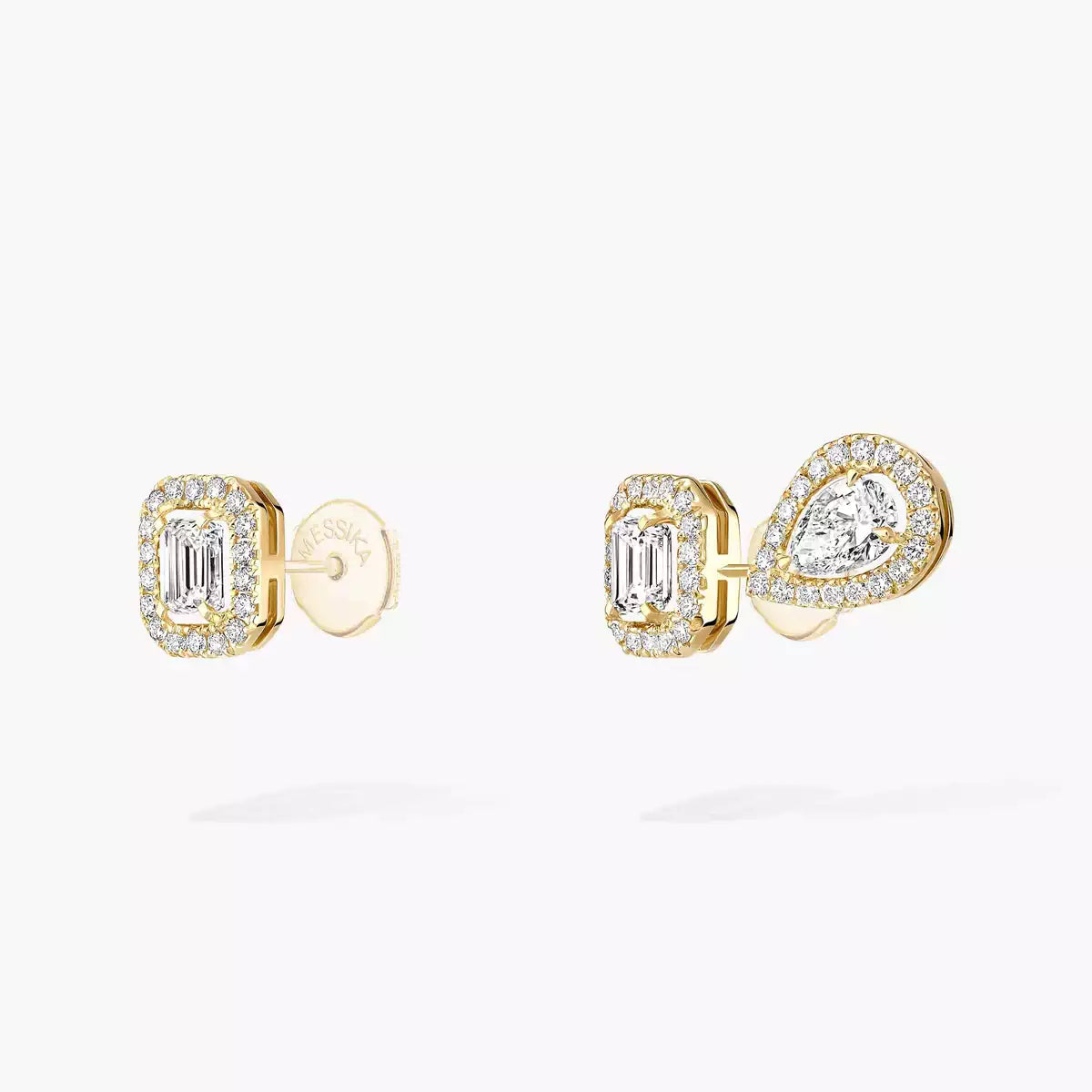 [Polaidi Jewelry]Diamond Earrings 0,10ct My Twin 1+2