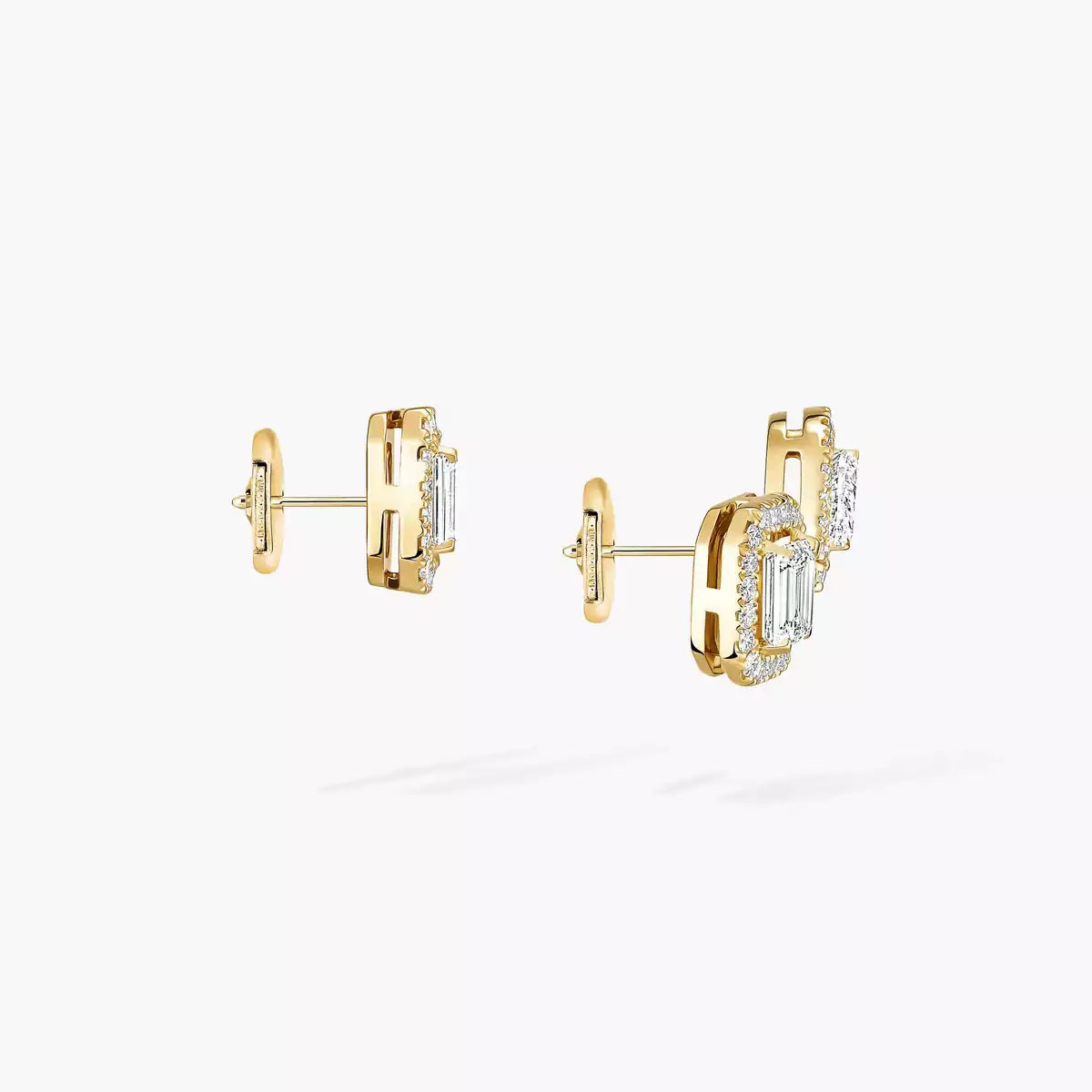[Polaidi Jewelry]Diamond Earrings 0,10ct My Twin 1+2