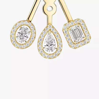 [Polaidi Jewelry] My Twin Trio  Diamond Earrings