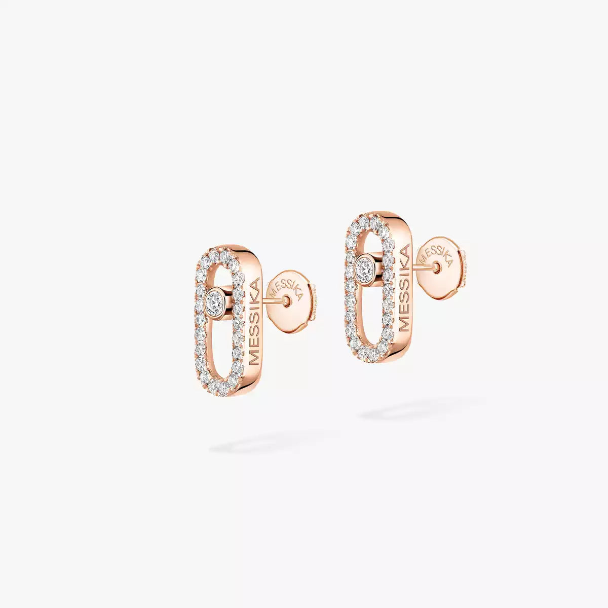 [Polaidi Jewelry]Move Uno Diamond Earrings