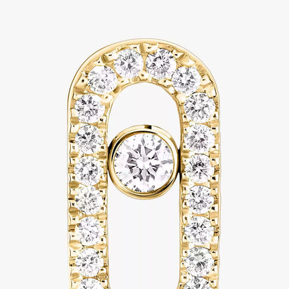 [Polaidi Jewelry]Move Uno Diamond Earrings