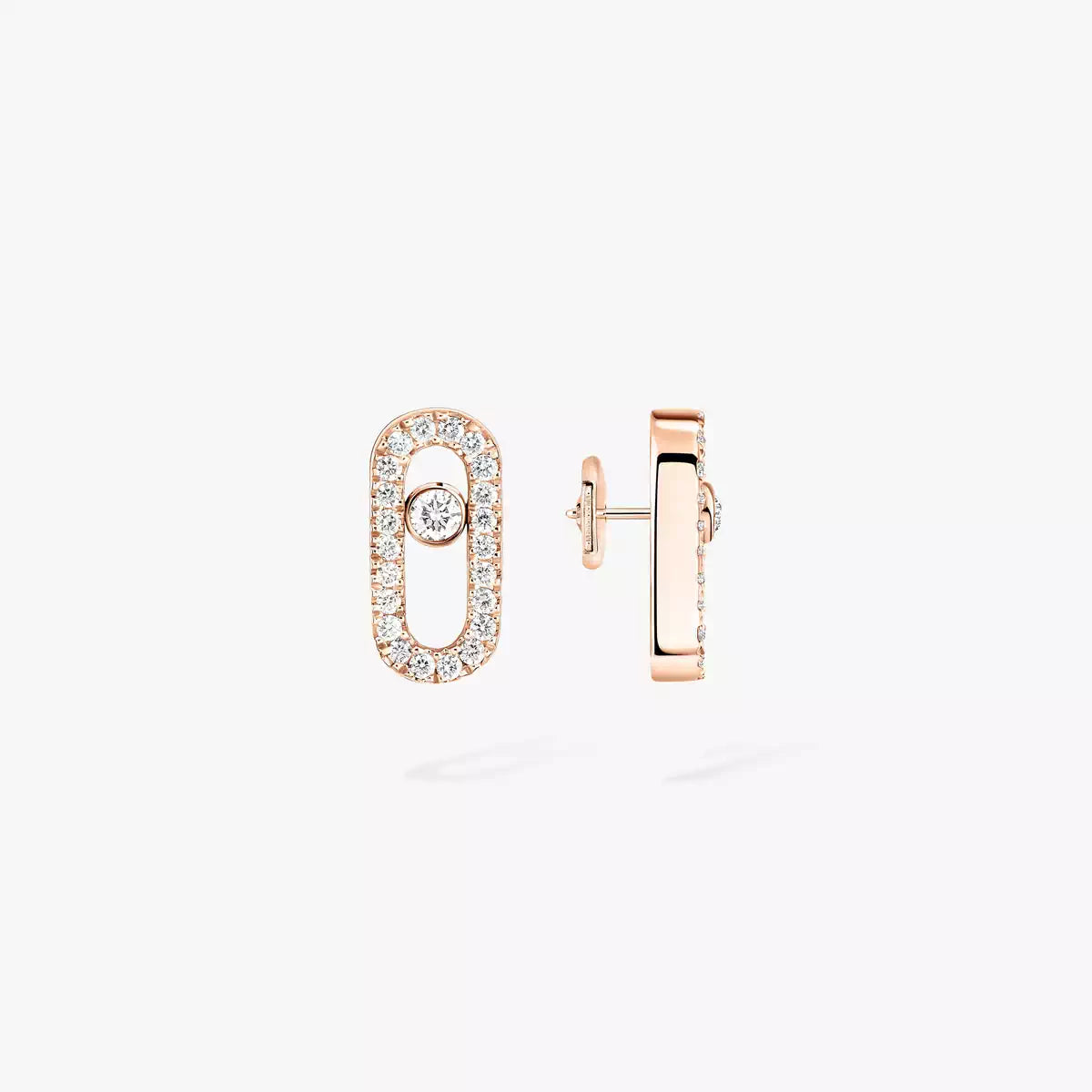 [Polaidi Jewelry]Move Uno Diamond Earrings