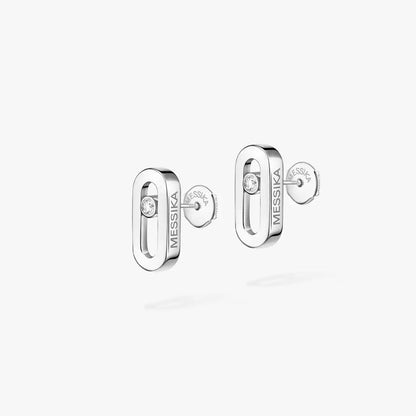 [Polaidi Jewelry]Move Uno Diamond Stud Earrings