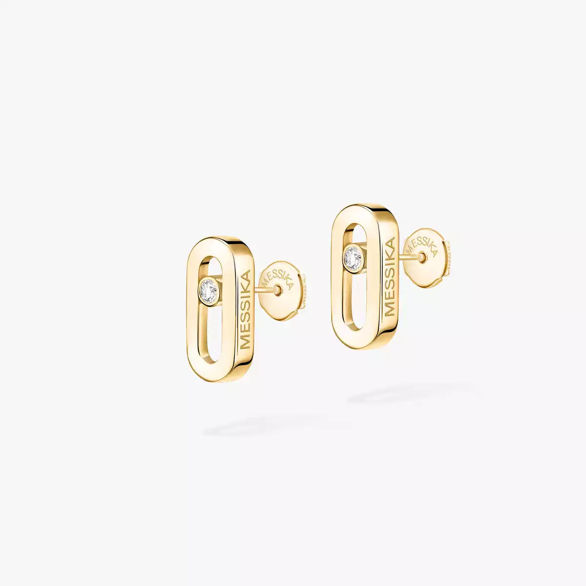 [Polaidi Jewelry]Move Uno Diamond Stud Earrings