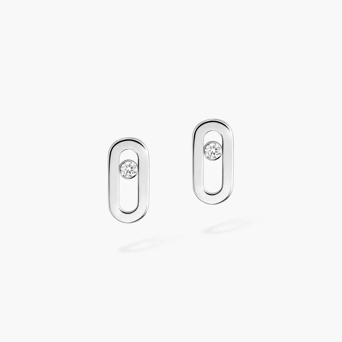 [Polaidi Jewelry]Move Uno Diamond Stud Earrings