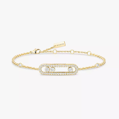 [Polaidi Jewelry]Pavé Baby Move Diamond Bracelet