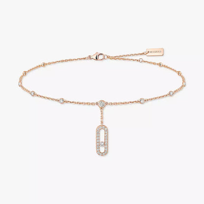 [Polaidi Jewelry] Move Uno pavé ankle bracelet