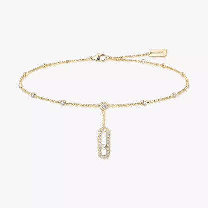 [Polaidi Jewelry] Move Uno pavé ankle bracelet