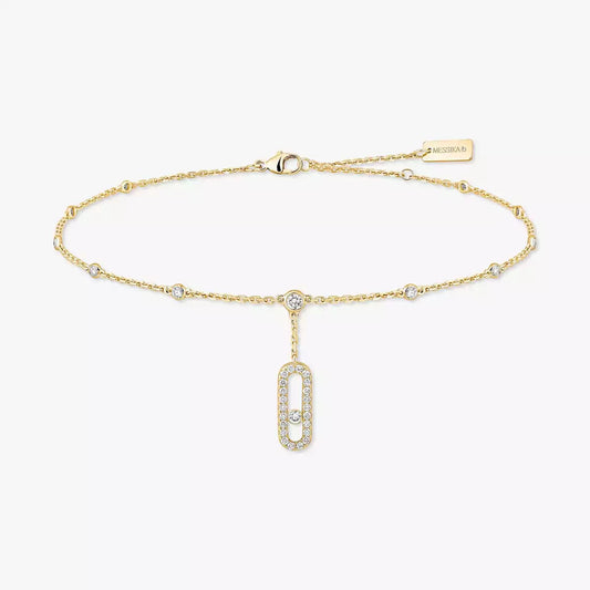 [Polaidi Jewelry] Move Uno pavé ankle bracelet