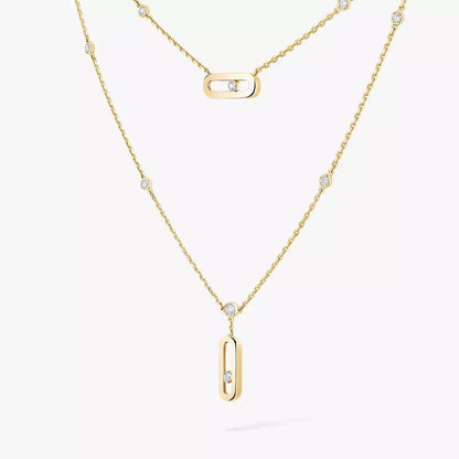 [Polaidi Jewelry] Move Uno Diamond Necklace