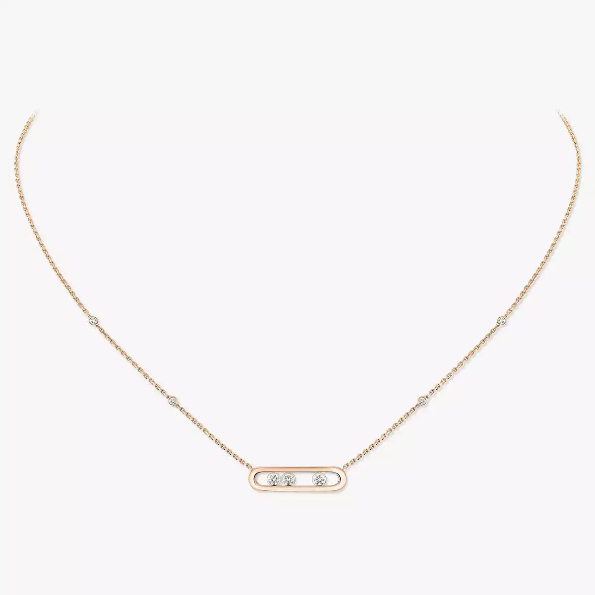 [Polaidi Jewelry] Baby Move Gold Diamond Necklace