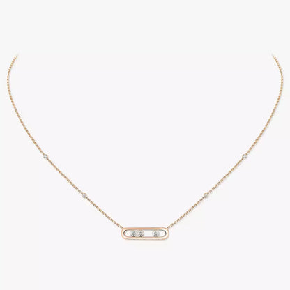 [Polaidi Jewelry] Baby Move Gold Diamond Necklace