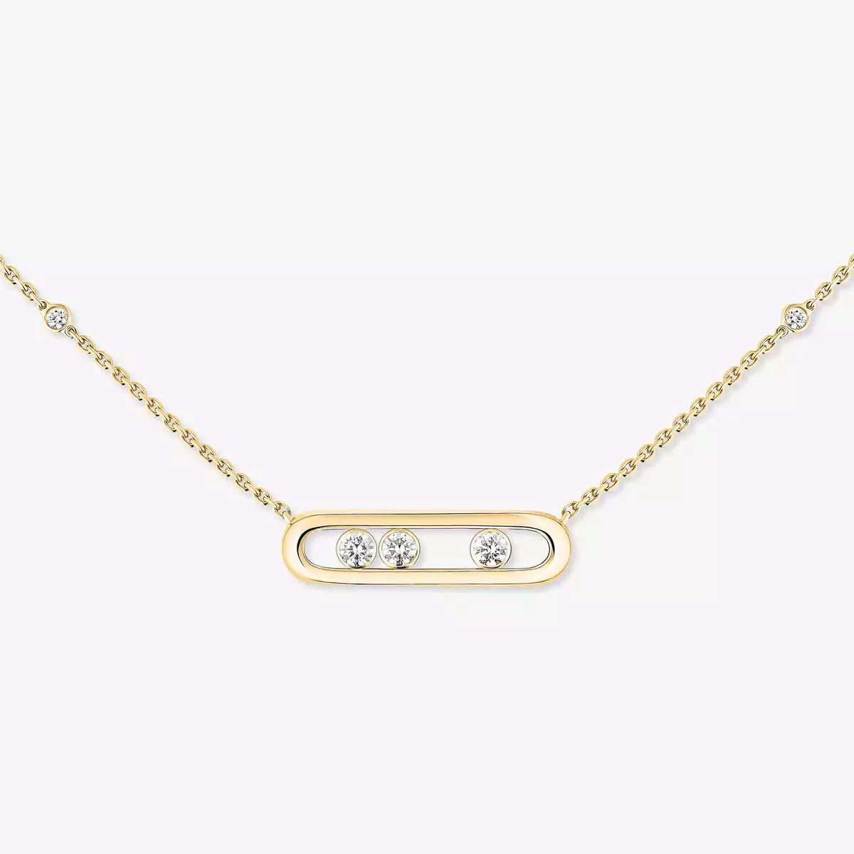 [Polaidi Jewelry] Baby Move Gold Diamant Halskette