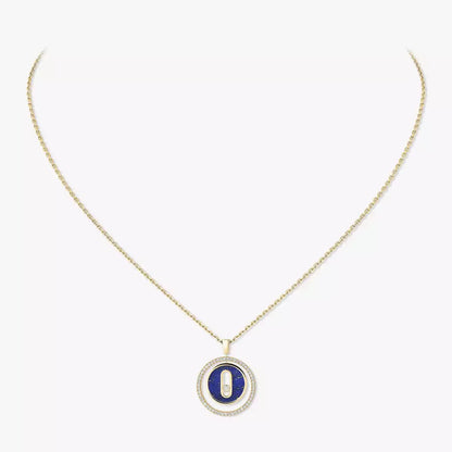 [Polaidi Jewelry]Lucky Move Diamond Necklace in Rose Gold and White Mother-of-Pearl