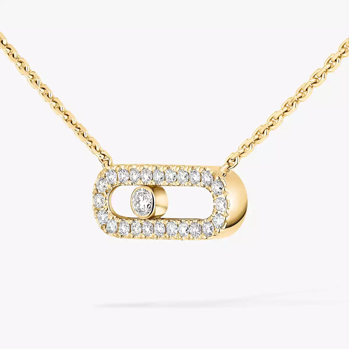 [Polaidi Jewelry]Diamond Necklace Move Uno
