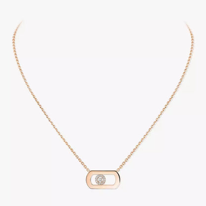 [Polaidi Jewelry]So Move Diamond Necklace in Gold